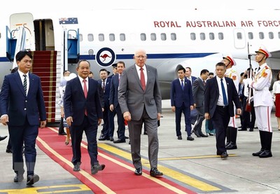 Toàn quyền Australia bắt đầu chuyến thăm cấp Nhà nước tới Việt Nam