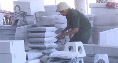 Thanh Hóa: Vĩnh Lộc nỗ lực, khắc phục giảm thiểu ô nhiễm từ nghề sản xuất, chế tác đá