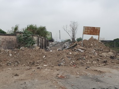 Những tồn đọng tại bãi rác Cụm công nghiệp Lai Xá được khắc phục