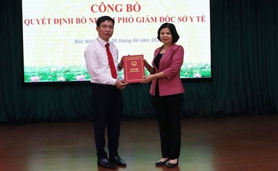 Sở Y tế tỉnh Bắc Ninh có tân Phó Giám đốc
