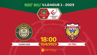 VTV5 Trực tiếp Thanh Hóa vs Hà Tĩnh, V-League 2023, 18h00 hôm nay 12/4
