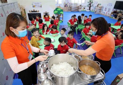 Hà Nội: Ngành Giáo dục Q.Ba Đình đảm bảo vệ sinh, an toàn thực phẩm tại trường học