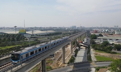 Lùi thời gian hoàn thành thi công tuyến Metro số 1 TPHCM