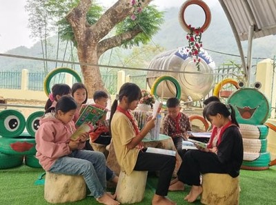 Thanh Hoá: Xây dựng thư viện xanh tại Trường tiểu học Thanh Xuân
