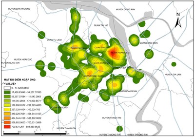 Thực trạng ngập úng đô thị Hà Nội giai Đoạn 2012-2022