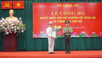 Giám đốc Công an tỉnh Phú Thọ được điều động giữ chức Cục trưởng Cục Kế hoạch và Tài chính