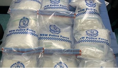 Australia: Cảnh sát thu giữ 20kg ma túy đá trị giá 20 triệu USD