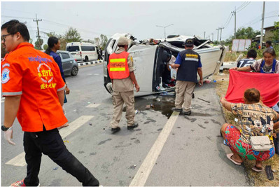 Thái Lan: Hơn 2.000 vụ tai nạn giao thông trong 7 ngày lễ Songkran