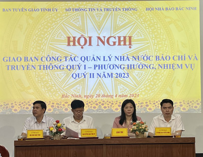 Bắc Ninh tổ chức hội nghị giao ban công tác quản lý báo chí và truyền thông quý II/2023