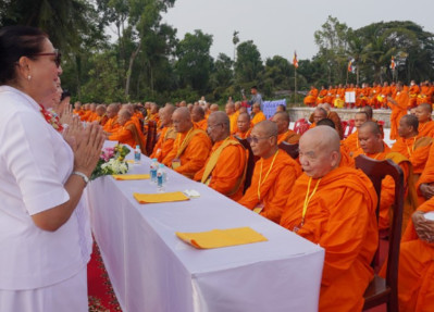 Cần Thơ: Lễ đặt bát hội 3.000 vị Tăng tại Học viện Phật giáo Nam tông Khmer