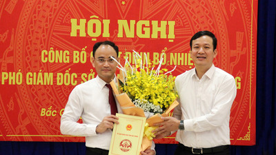 Bắc Giang: Công bố Quyết định bổ nhiệm Phó Giám đốc Sở Tài nguyên và Môi trường