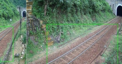 Đường sắt thí điểm camera giám sát, tự động cảnh báo đất lở, đá rơi