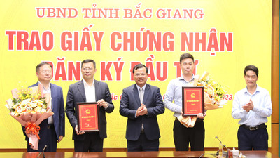 Bắc Giang: Thu hút 2 dự án mới vào các khu công nghiệp, tổng vốn 132 triệu USD