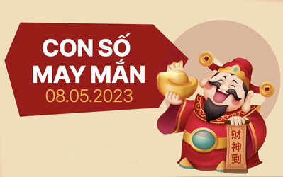Con số may mắn theo 12 con giáp hôm nay 8/5/2023