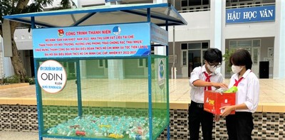 Bà Rịa-Vũng Tàu: Nhà thu gom vật liệu tái chế, thân thiện với môi trường tại trường học