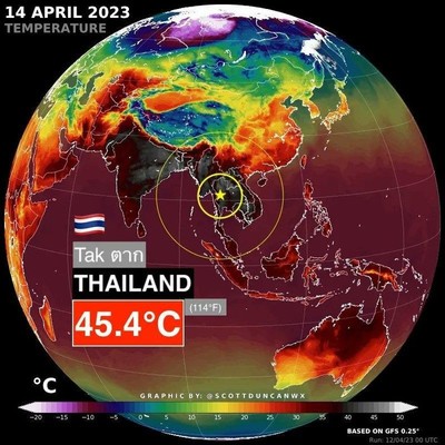 Nhiều quốc gia Đông Nam Á ghi nhận nhiệt độ cao kỷ lục