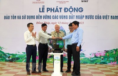 Phát động bảo tồn và sử dụng bền vững các vùng đất ngập nước của Việt Nam