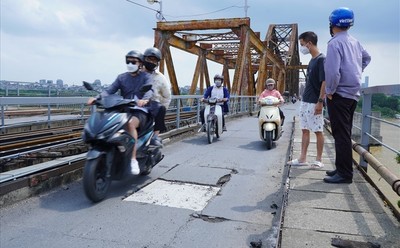 Hà Nội: Lên phương án phân luồng từ đường đê đến lối vào cầu Long Biên