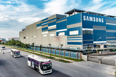Sức hút của KCN có nhà máy sản xuất điện thoại lớn nhất thế giới của Samsung