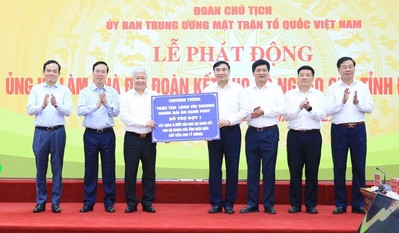 Chủ tịch nước Võ Văn Thưởng kêu gọi ủng hộ làm nhà đại đoàn kết cho hộ nghèo Điện Biên