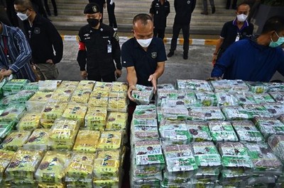 Thái Lan: Cảnh sát thu giữ hơn 1,3 triệu viên ma túy đá