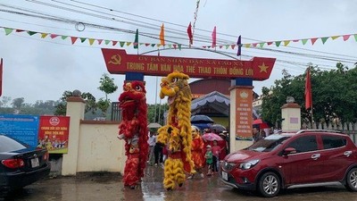 Khánh thành cổng làng thôn Đông Lời xã Cao Xá, Tân Yên, Bắc Giang