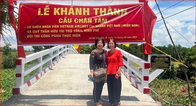 Nhóm Chung Sức TP.HCM: Xây tặng nhiều cây cầu ở huyện Cái Bè