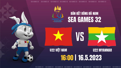 VTV5 Trực tiếp U22 Việt Nam vs U22 Myanmar, SEA Games 32, 16h hôm nay 16/5