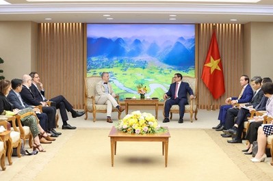 Thủ tướng Phạm Minh Chính tiếp Tổng Giám đốc Tập đoàn John Cockerill (Bỉ)