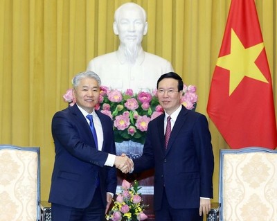 Chủ tịch nước Võ Văn Thưởng tiếp Thư ký Hội đồng An ninh quốc gia Mông Cổ