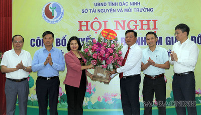 Bắc Ninh: Bổ nhiệm đồng chí Hồ Nguyên Hồng làm Giám đốc Sở Tài nguyên và Môi trường