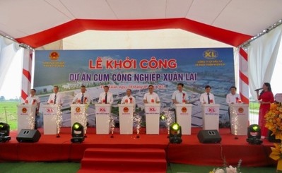 Thanh Hoá: Khởi công dự án cụm công nghiệp Xuân Lai