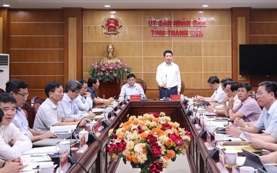 Ủy ban Khoa học, Công nghệ và Môi trường làm việc với UBND tỉnh Thanh Hóa về việc thực hiện BVMT
