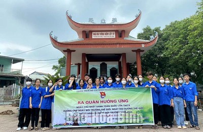 Tuổi trẻ Hoà Bình tổ chức ra quân "Ngày chủ nhật xanh” lần thứ II