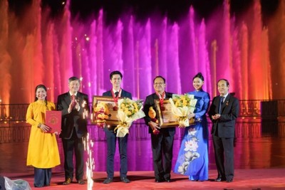 Van Phuc Group khánh thành công trình Nhạc nước và xác lập 2 kỷ lục Việt Nam