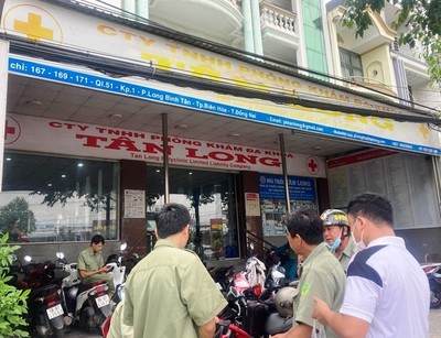 Đồng Nai: Nhiều phòng khám y tế tại Biên Hòa bị khám xét