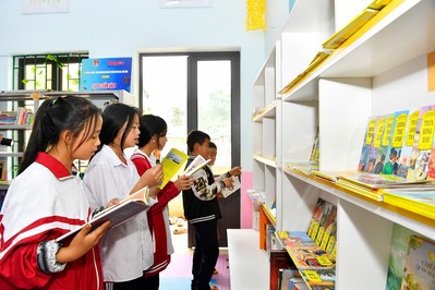 Hà Giang: "Thư viện trên đá" mang văn hóa đọc tới học sinh vùng cao
