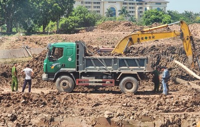 Bắc Ninh: Cần kiểm tra việc đổ thải tại dự án xây dựng, tôn tạo Đền Đô