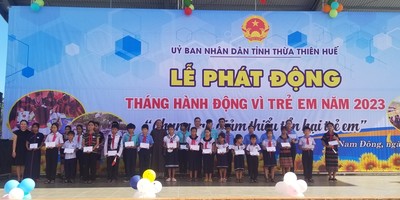 Thừa Thiên Huế: Phát động Tháng hành động vì trẻ em năm 2023