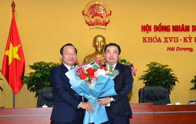 Ông Lê Văn Hiệu, Phó Bí thư Thường trực Tỉnh uỷ được bầu giữ chức Chủ tịch HĐND tỉnh Hải Dương
