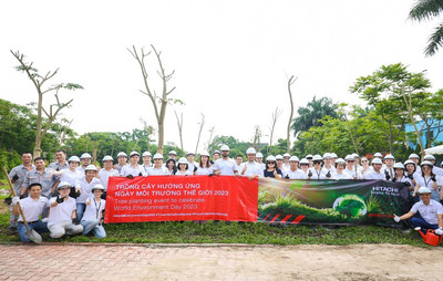 Hitachi Energy phát động trồng cây xanh tại KCN Tiên Sơn, Bắc Ninh