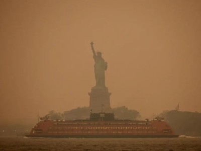 New York chìm trong khói bụi mịt mù