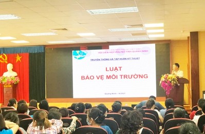 Phụ nữ tỉnh Quảng Ninh truyền thông bảo vệ môi trường