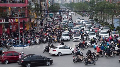 Hà Nội: Xây dựng đề án thu phí xe máy vào một số khu vực