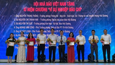 Tỉnh Hải Dương trao Giải Báo chí Hội Nhà báo tỉnh năm 2022