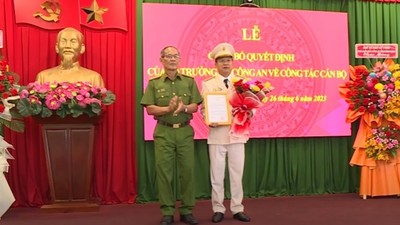 Thượng tá Phan Văn Triều giữ chức Phó Giám đốc Công an tỉnh Tây Ninh