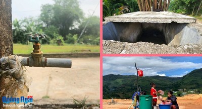 Quảng Ngãi: Lãng phí các công trình cấp nước sạch ở nông thôn