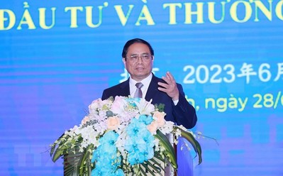 Thủ tướng Phạm Minh Chính dự Diễn đàn Hợp tác đầu tư và Thương mại Việt Nam - Trung Quốc
