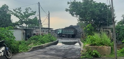 Bắc Ninh: Cần kiểm tra dấu hiệu xả thải ra môi trường tại bãi tập kết than phường Vũ Ninh