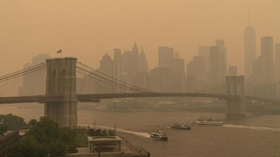 Mỹ: Hơn 100 triệu người bị ảnh hưởng bởi khói cháy rừng từ Canada